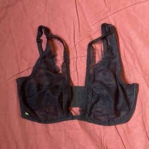 Victoria’s Secret 32DD Bra See-Through Black Lace